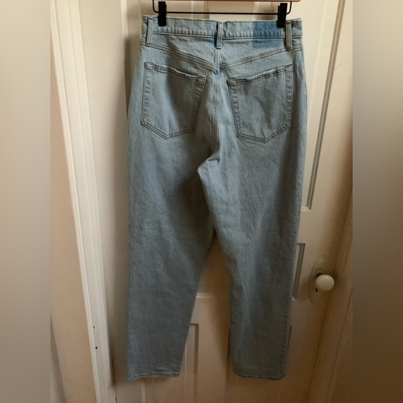 Abercrombie & Fitch The 90’s Straight Ultra High Rise Criss Cross Waist Size 30 - Picture 6 of 6